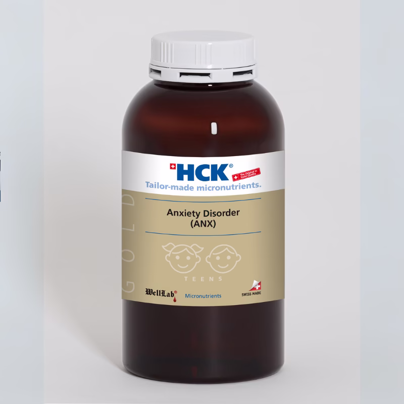 Anxiety Gold Supplement for Teenagers - Natural Calm & Stress Relief - WellLab Nutrition